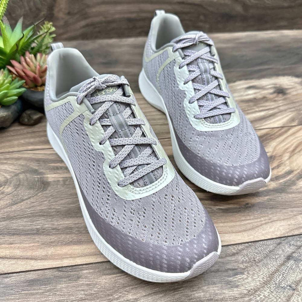 NIB Dansko Sky Mesh 40 9.5-10 Lilac Lace Up Walking Sneakers - Picture 5 of 12